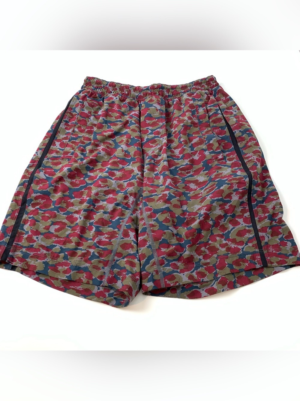 Lululemon Pace Breaker Shorts Lined 9” Inseam Sz Small Urban Leopard Slate